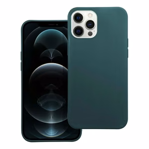 Matēts viedtālruņa apvalks IPHONE 12 Pro Max tumši zaļš