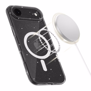 Tech-Protect FlexAir MagSafe viedtālruņa apvalks iPhone 17 Air - caurspīdīgs ar spīdumiem