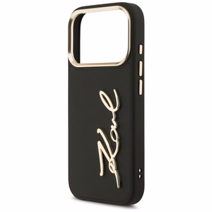 Karl Lagerfeld Karl Script Logo apvalks iPhone 17 Pro - melns
