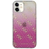 Guess GUHCP12SPCU4GGPI iPhone 12 mini 5.4" rozā/rozā cietais apvalks 4G Gradient