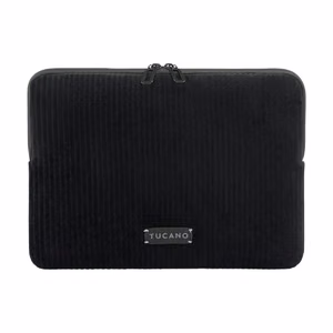 Неопреновый чехол-конверт Tucano Velluto 2 с бархатной внешней отделкой для MacBook Air/Pro 13 дюймов и ноутбуков 12 дюймов, чёрный