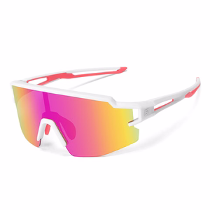 Rockbros bērnu polarizētas velosipēda brilles ar UV aizsardzību - baltas