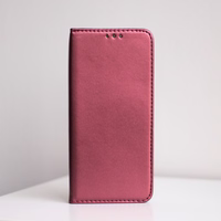 Viedais Magnetic maciņš for Samsung Galaxy A37 5G bordo