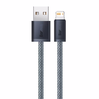 Baseus Dynamic Series kabelis USB uz Lightning, 2.4A, 2m (pelēks)