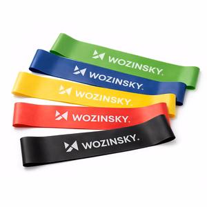 Wozinsky WGO-5 mini aktivizācijas pretestības lentes no lateksa - 5 gab.
