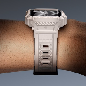 SPIGEN RUGGED ARMOR maciņš ”PRO” V2 APPLE WATCH 10 / 11 (46 MM) DUNE BEIGE