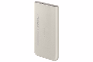Внешний аккумулятор Samsung EB-U2510XUEGEU беспроводной 10000 mAh 2x USB-C 25W SFC - бежевый