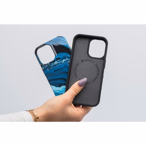FORCELL F-PROTECT Mirage, militāri pārbaudīts apvalks ar MagSafe, saderīgs ar IPHONE 15 dziļa jūra
