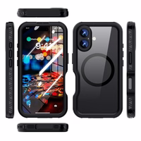 Viedtālruņa ūdensizturīgs apvalks SHELLBOX GT - melns (m)