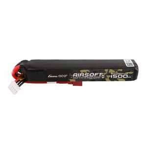 Gens Ace 25C 1500mAh 3S1P 11,1 V airsoft ieroču LiPo akumulators ar T-veida spraudni
