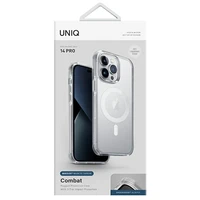 Uniq Combat Magclick Charging viedtālruņa apvalks iPhone 14 Pro - caurspīdīgs