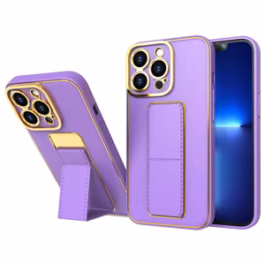 Чехол New Kickstand для iPhone 12 с подставкой фиолетовый