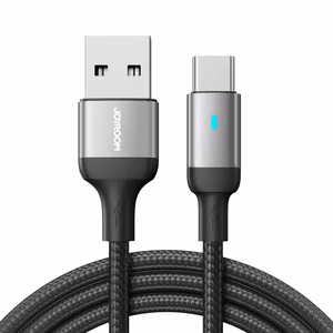 Joyroom Extraordinary Series A10 USB-A / USB-C 3A кабель 1.2 m - чёрный