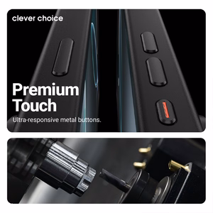 Crong Hybrid Frost MAG Cover MagSafe vāciņš ierīcei iPhone Air, melns