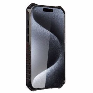 Audi IML Sport Magnētiskais viedtālruņa apvalks iPhone 15 Pro 6.1" melns/melns cietais apvalks AU-IMLMIP15P-RSQ/D2-BK