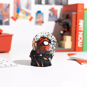 Spider-Man & Venom stikla sniega globuss dāvanu kastē