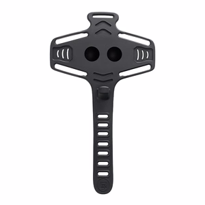 Rockbros LF24166 silikona velosipēda tālruņa turētājs, 4–7" – krāsa: melna