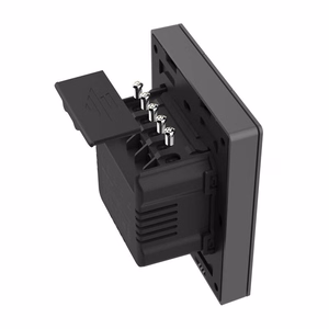 SONOFF M5-3C-80 viedais Wi-Fi sienas slēdzis (3 kanāli, rāmim, grafīta)