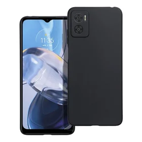Matētais viedtālruņa apvalks MOTOROLA E22 / E22i - melns (m)