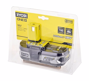 Ryobi RB18L25 akumulators 18 V 2,5 Ah Lithium+ One+