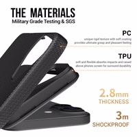 Perfectionists Trīsstūra Mag futrālis iPhone 13 mini melns