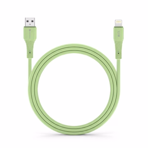 FORCELL F-ENERGY C343 kabelis USB A uz Lightning 2,4A 12W Silicone 1 m zaļš