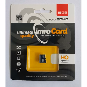 Imro atmiņas karte 16GB microSDHC cl. 6