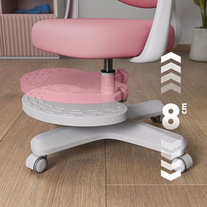 Junior 4.6 rozā grozāms krēsls