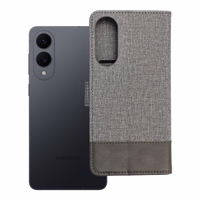 GOMMA grāmatas tipa viedtālruņa apvalks SAMSUNG S25 Edge pelēks