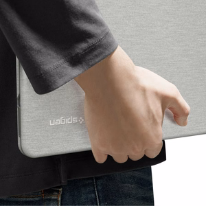 Spigen Urban Fit pelēks maciņš 2026. gada MacBook Neo 13 collu datoram