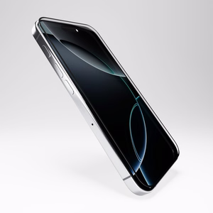 Puro Elastīgais Stikls D3O Hibrīda Stikls ar Melnu Rāmi iPhone 16 Pro