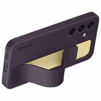 Samsung Standing Grip viedtālruņa apvalks Samsung Galaxy S24 Plus tumši violets