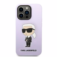 Karl Lagerfeld KLHCP14LSNIKBCU iPhone 14 Pro Maciņš - violets