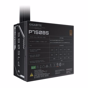 GIGABYTE P750BS barošanas bloks - PCI-E 6+2 Pin x 4, 80 PLUS Bronze, 120mm ventilators, ATX saderīgs, ES kontaktdakša