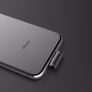 Adapteris Baseus L46 melns (ieeja Lightning / izeja 2x Lightning)