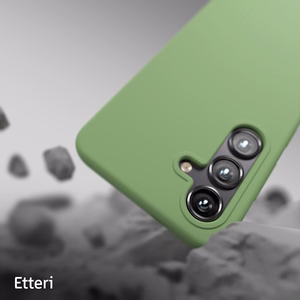 Etteri silikona viedtālruņa apvalks Samsung Galaxy S24 - gaiši zaļais