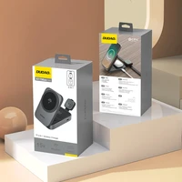 Dudao A11 Max 15W 3 vienā indukcijas uzlādes stacija, saderīga ar MagSafe - pelēka