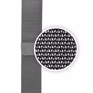 Crong Milano Steel nerūsējošā tērauda siksniņa Apple Watch 44 / 45 / 46 / 49 mm, sudraba krāsā