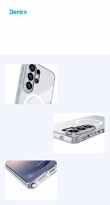 Benks Magnetic Crystal Maciņš (A050) for Samsung Galaxy S26 Ultra caurspīdīgs