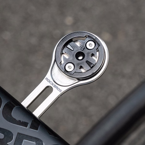 Rockbros FK-307T titāna sakausējuma velosipēda datora turētājs – titāna krāsā