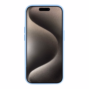 Camshield Soft viedtālruņa apvalks iPhone 15 Pro Max gaiši zils