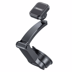 Automašīnas tālruņa turētājs Awei X54 Magnetic (priekšējā paneļa/stikla), melns