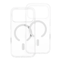Maciņš priekš iPhone 15 PRO MAX Forcell F-Protect Clear Hybrid Premium saderīgs ar Magsafe caurspīdīgs
