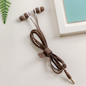 Earphones CASNI - CS-179 with microphone Beige