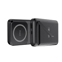 Forever bezvadu barošanas banka MATB-100 PD QC 22,5W 10000 mAh magnētiska melna