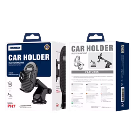 JELLICO auto gravitācijas turētājs PH7 Melns