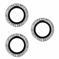 Rūdītais stikls HARD DIAMOND kamerai (OBJEKTĪVAM) Iphone 13 Pro/13 Pro Max sudraba (3 objektīvi)