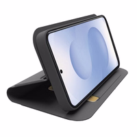 SBS Wallet apvalks ar statīvu un maku Samsung Galaxy S25 Edge - melns