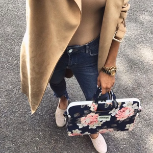 Canvaslife Portatīvo somu soma portatīvajam datoram 15-16'' - tumši zila/rozā krāsā