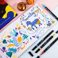 Akrila marķieru pildspalvas ARRTX, 24 krāsas